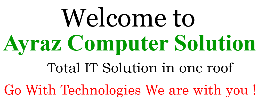 Ayraz Computer Solution Welcome